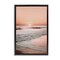 Stupell Industries Apricot Beach View Floating Frame, design by Decent Exposures